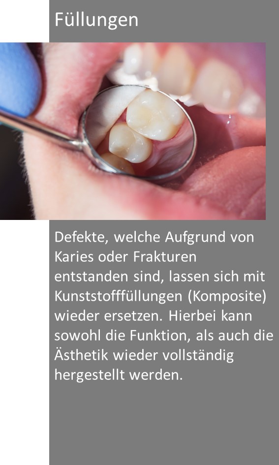 Zahnarzt Eschwege Füllungen